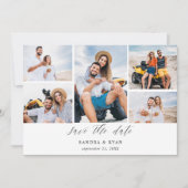 Ele Chic 5 Multi-Foto Save the Date (Vorderseite)