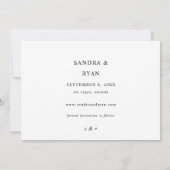 Ele Chic 5 Multi-Foto Save the Date (Rückseite)