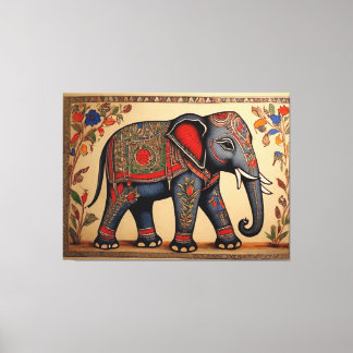 Ele-Fine Arts: Madhubani Canvas Prints Leinwanddruck