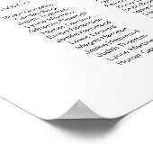 ELEANOR Bohemische Aquarellkaktus-Seekarte Poster (Ecke)