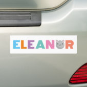 Eleanor Gray oder Ginger Cat Autoaufkleber (Auf Auto)