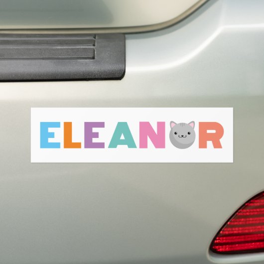 Eleanor Gray oder Ginger Cat Autoaufkleber (Auf Auto)