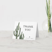 Eleanor - Minimal Bohemische Kakteen Dankeschön Ka Dankeskarte (Vorderseite)