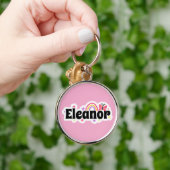 Eleanor Name niedlich Design Schlüsselanhänger (Hand)