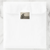 Eleanor Rigby Runder Aufkleber (Tasche)