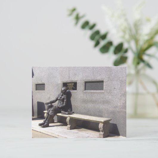 Eleanor Rigby Statue, Liverpool UK Postkarte (Stehend Vorderseite)