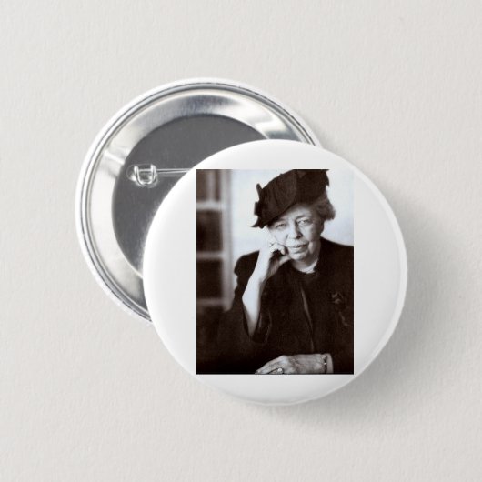 Eleanor Roosevelt Button (Vorne & Hinten)