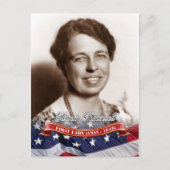 Eleanor Roosevelt, First Lady of the USA Postkarte (Vorderseite)