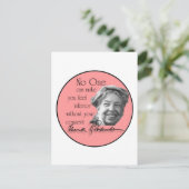 Eleanor Roosevelt - First Lady of the World Postkarte (Stehend Vorderseite)