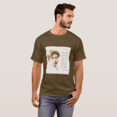 Eleanor Roosevelt & Great Minds Quote T-Shirt (Vorne ganz)