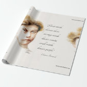 Eleanor Roosevelt & Great Minds Zitat Geschenkpapier (Ungerollt)