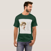 Eleanor Roosevelt & Great Minds Zitat Unisex T-Shirt (Vorne ganz)