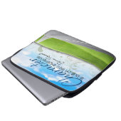 Eleanor Roosevelt Inspiration Zitat "Charakter" Laptopschutzhülle (Vorne Knopf)