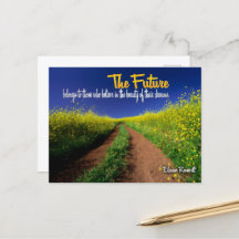 Eleanor Roosevelt Inspiration Zitat "Die Zukunft"