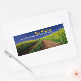 Eleanor Roosevelt Inspiration Zitat "Die Zukunft" Rechteckiger Aufkleber