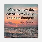 Eleanor Roosevelt Inspirational Quote Magnet (Vorne)