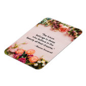 Eleanor Roosevelt Inspirational Quote Magnet (Linke Seite)