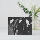Eleanor Roosevelt King George VI Queen Elizabeth Postkarte (Stehend Vorderseite)