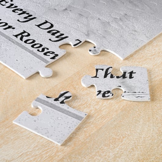 Eleanor Roosevelt "Mach etwas Beängstigendes" Zita Puzzle (Seite)