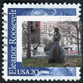 Eleanor Roosevelt Monument Postkarte
