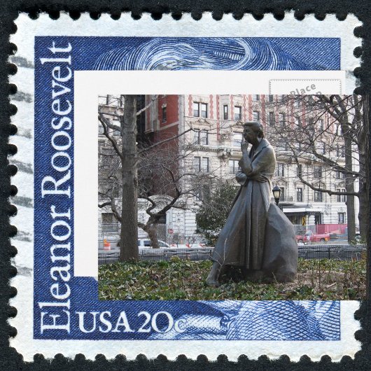 Eleanor Roosevelt Monument Postkarte
