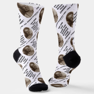 Eleanor Roosevelt Niemand kann dich unterlegen Socken