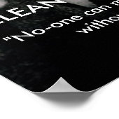 Eleanor Roosevelt "Niemand kann dir das Gefühl geb Poster (Ecke)