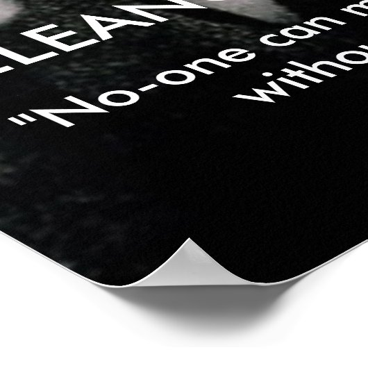 Eleanor Roosevelt "Niemand kann dir das Gefühl geb Poster (Ecke)