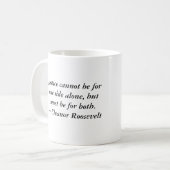 eleanor-roosevelt-poster-c10006715, Gerechtigkeit Kaffeetasse (Vorderseite Links)