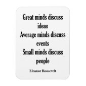 Eleanor Roosevelt Quote | Große Minds Magnet (Vertikal)