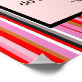 Eleanor Roosevelt Quote Poster (Ecke)