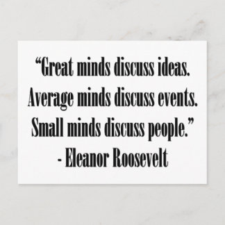 Eleanor Roosevelt Quote Postkarte