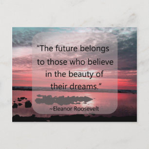 Eleanor Roosevelt Quote Postkarte