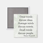 Eleanor Roosevelt Redewendungen Kühlschrankmagnets Magnet (Vorderseite/Rückseite)