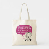 Eleanor Roosevelt Tasche (Rückseite)