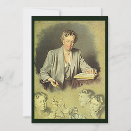 Eleanor Roosevelt White House Portrait Flat Karte