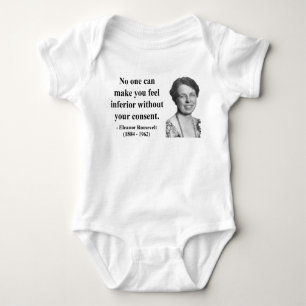 Eleanor Roosevelt Zitat 1b Baby Strampler