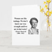 Eleanor Roosevelt Zitat 6b Karte (Gelbe Blume)