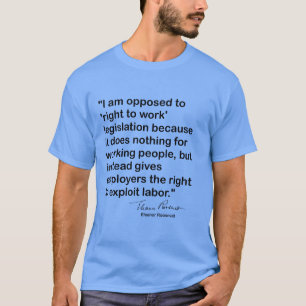 Eleanor Roosevelt Zitat T-Shirt