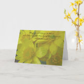 Eleanor- Roosevelttraum-Zitat-Abschluss-Karte Karte (Gelbe Blume)