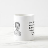 Eleanor- Rooseveltzitat 5b Kaffeetasse (Mittel)