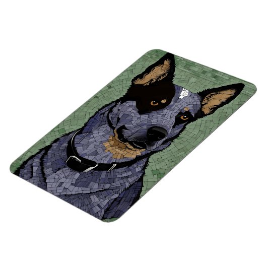 Eleanor the Blue Heeler Magnet (Linke Seite)