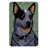 Eleanor the Blue Heeler Magnet (Vertikal)