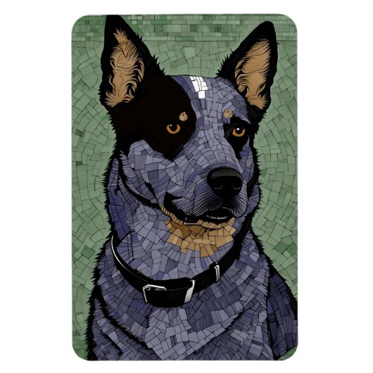 Eleanor the Blue Heeler Magnet (Vertikal)
