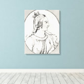 Eleanor von Aquitaine Leinwanddruck (Insitu (Holzboden))