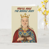 Eleanor von Aquitaine regiert das Mittelalter zum Karte (Gelbe Blume)