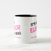 Eleanor, was man nicht verstehen würde zweifarbige tasse (Mittel)