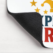 Elect A Clown Expect A Circus Fun Mousepad (Ecke)