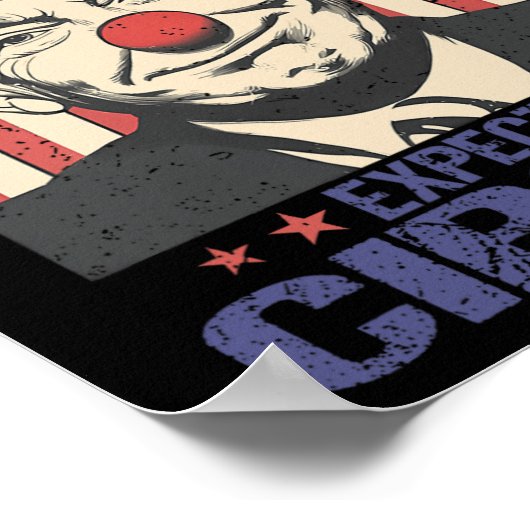 Elect A Clown Expect A Circus Shirt Funny Clown Tr Poster (Ecke)