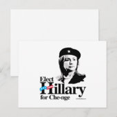 Elect Hillary für Herausforderung Postkarte (Vorne/Hinten)